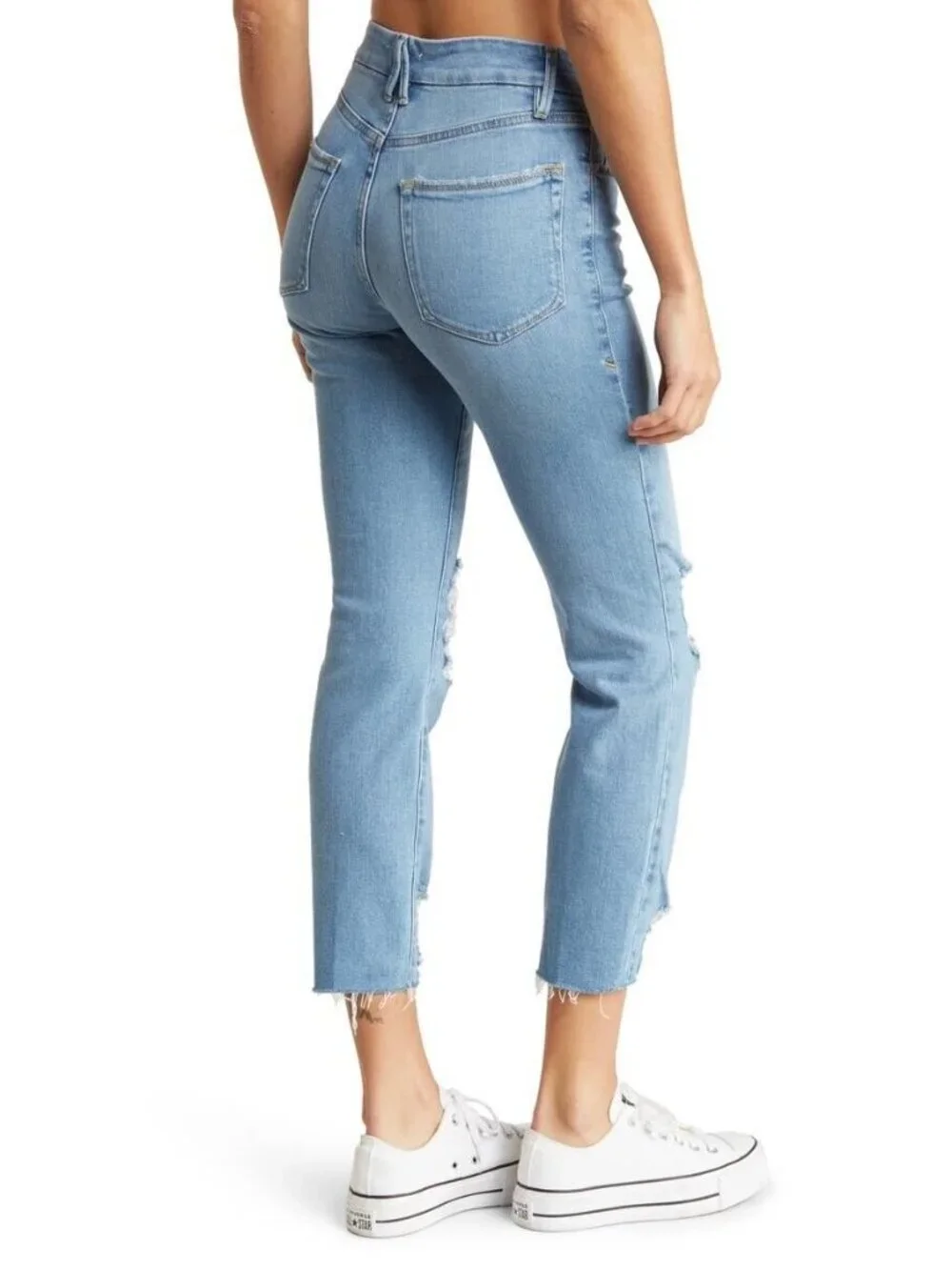 Good American Good Classic Jeans 25 28 29 Indigo 334 High Rise Straight